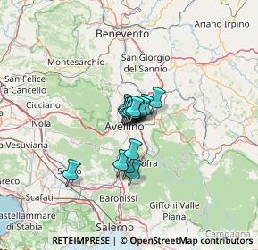 Mappa Via Generale Giacomo Rotondi, 83100 Avellino AV, Italia (6.45267)