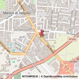 Mappa Via Roma, 66, 80017 Melito di Napoli, Napoli (Campania)
