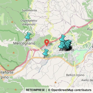 Mappa Via Pantano, 83100 Avellino AV, Italia (1.8355)