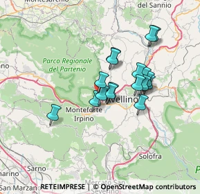 Mappa 83013 Mercogliano AV, Italia (5.77647)