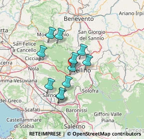 Mappa 83013 Mercogliano AV, Italia (11.17)