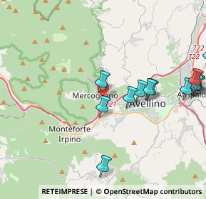 Mappa 83013 Mercogliano AV, Italia (4.98538)