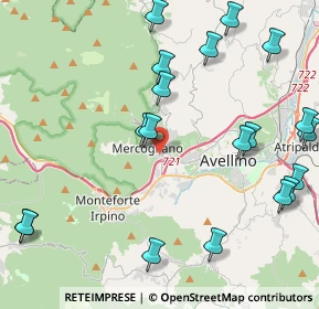 Mappa 83013 Mercogliano AV, Italia (5.8555)