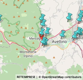 Mappa 83013 Mercogliano AV, Italia (4.855)