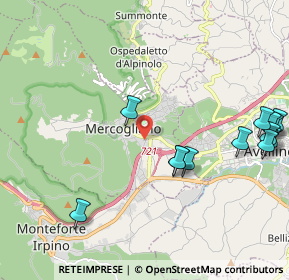 Mappa 83013 Mercogliano AV, Italia (2.72615)