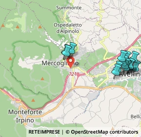 Mappa 83013 Mercogliano AV, Italia (2.69625)