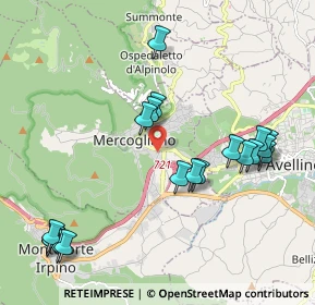 Mappa 83013 Mercogliano AV, Italia (2.40895)