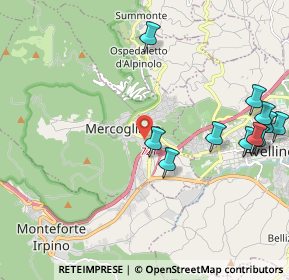 Mappa 83013 Mercogliano AV, Italia (2.63091)