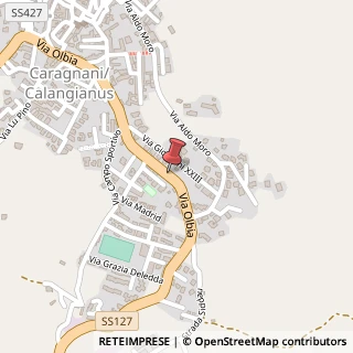 Mappa Via olbia, 07023 Calangianus, Olbia-Tempio (Sardegna)