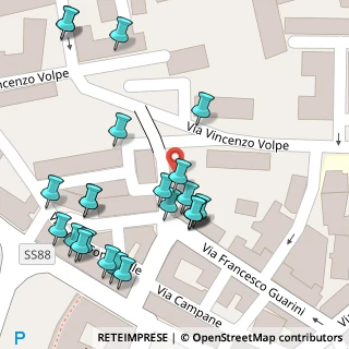 Mappa Vincenzo Volpe, 83100 Avellino AV, Italia (0.06087)