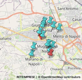 Mappa Corso Europa, 80016 Villaricca NA, Italia (1.33067)