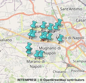 Mappa Corso Europa, 80016 Villaricca NA, Italia (1.29067)