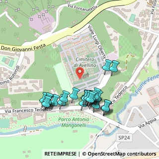 Mappa Via Francesco Tedesco, 83100 Avellino AV, Italia (0.24643)