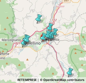 Mappa Via Francesco Tedesco, 83100 Avellino AV, Italia (2.80091)