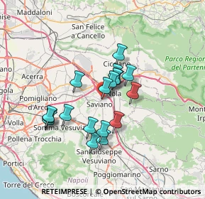Mappa PRESSO DISTRIBUTORE IP, 80039 Saviano NA, Italia (5.80333)