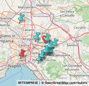 Mappa Via de Curtis, 80038 Pomigliano d'Arco NA, Italia (5.80154)