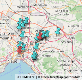 Mappa Via de Curtis, 80038 Pomigliano d'Arco NA, Italia (6.6515)