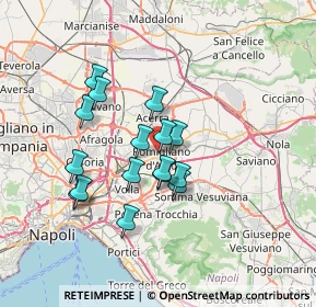 Mappa Via de Curtis, 80038 Pomigliano d'Arco NA, Italia (6.08875)