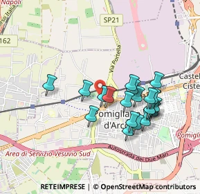 Mappa Via de Curtis, 80038 Pomigliano d'Arco NA, Italia (0.8615)