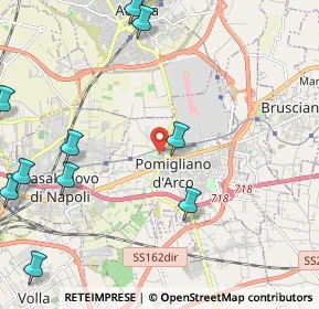Mappa Via de Curtis, 80038 Pomigliano d'Arco NA, Italia (3.19636)