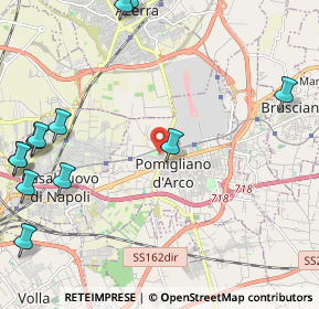 Mappa Via de Curtis, 80038 Pomigliano d'Arco NA, Italia (3.2875)