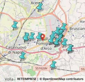 Mappa Via de Curtis, 80038 Pomigliano d'Arco NA, Italia (1.878)