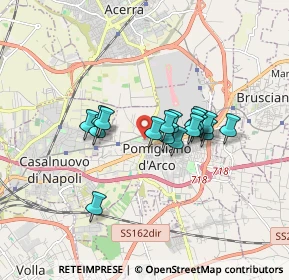 Mappa Via de Curtis, 80038 Pomigliano d'Arco NA, Italia (1.33529)