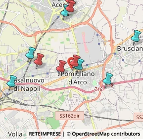 Mappa Via de Curtis, 80038 Pomigliano d'Arco NA, Italia (2.59)