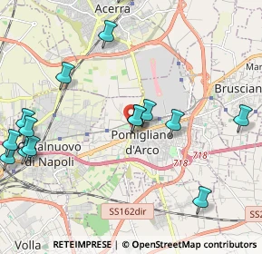 Mappa Via de Curtis, 80038 Pomigliano d'Arco NA, Italia (2.71)