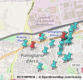 Mappa Via Roma, 80038 Pomigliano d'Arco NA, Italia (0.586)