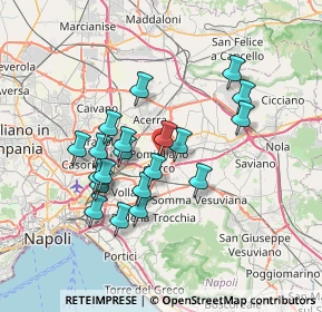 Mappa Via Roma, 80038 Pomigliano d'Arco NA, Italia (6.652)