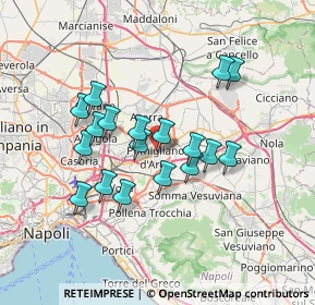 Mappa Via Roma, 80038 Pomigliano d'Arco NA, Italia (6.41889)