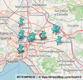 Mappa Via Roma, 80038 Pomigliano d'Arco NA, Italia (7.00545)