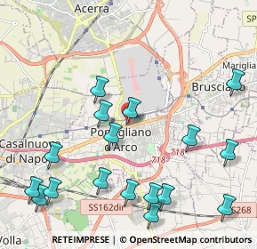 Mappa Via Roma, 80038 Pomigliano d'Arco NA, Italia (2.73)