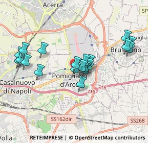 Mappa Via Roma, 80038 Pomigliano d'Arco NA, Italia (1.8625)