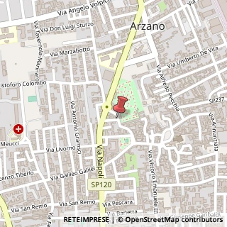 Mappa Via Cristoforo Colombo,  12, 80022 Arzano, Napoli (Campania)