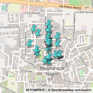 Mappa Via dei Quattro Martiri, 80018 Mugnano di Napoli NA, Italia (0.14552)