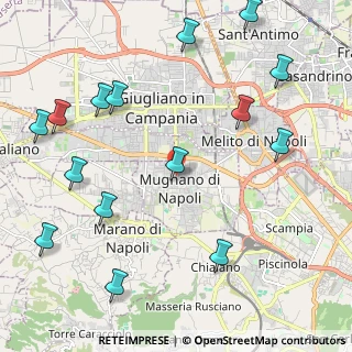 Mappa Via dei Quattro Martiri, 80018 Mugnano di Napoli NA, Italia (2.918)
