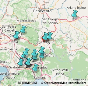 Mappa Via Palombi, 83100 Avellino AV, Italia (17.509)