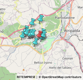 Mappa Via Palombi, 83100 Avellino AV, Italia (1.13786)