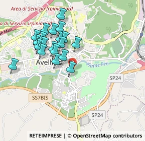 Mappa Via Palombi, 83100 Avellino AV, Italia (0.933)