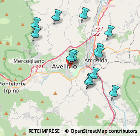 Mappa Via Palombi, 83100 Avellino AV, Italia (3.92846)