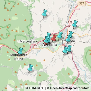 Mappa Serino, 83100 Avellino AV, Italia (3.70769)