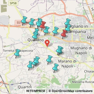 Mappa Strada Vicinale Corigliano, 80012 Calvizzano NA, Italia (2.0715)