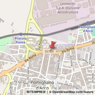 Mappa Via Roma, 155, 80038 Pomigliano d'Arco, Napoli (Campania)