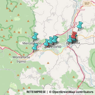 Mappa Viale Italia, 83100 Avellino AV, Italia (3.30833)