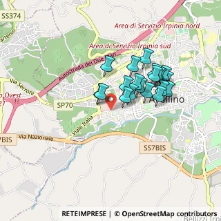 Mappa Viale Italia, 83100 Avellino AV, Italia (0.776)