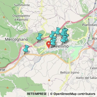 Mappa Viale Italia, 83100 Avellino AV, Italia (1.29091)