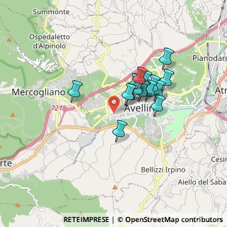 Mappa Viale Italia, 83100 Avellino AV, Italia (1.37647)