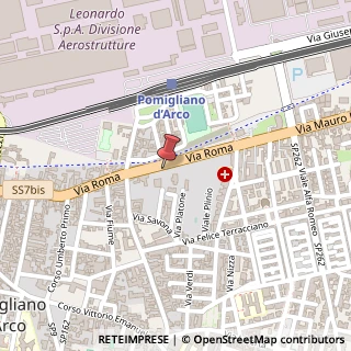 Mappa Via Roma, 344, 80038 Pomigliano d'Arco, Napoli (Campania)